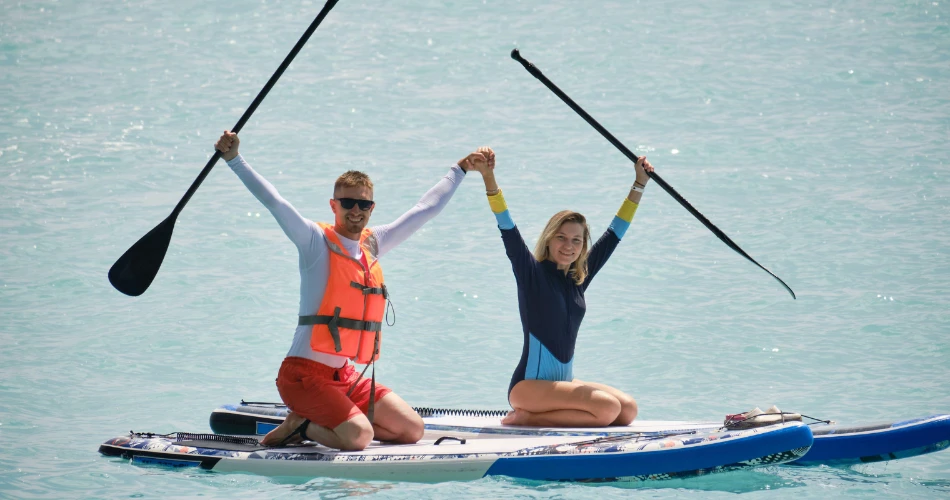 Stand-Up Paddleboarding on the Danube in Vienna